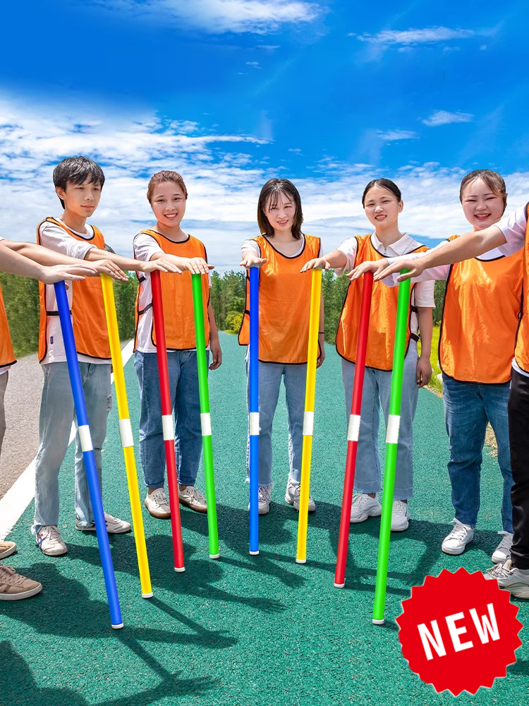 Kids Outdoor Climbing Structure - Adult Teamwork Game Stick Team Building