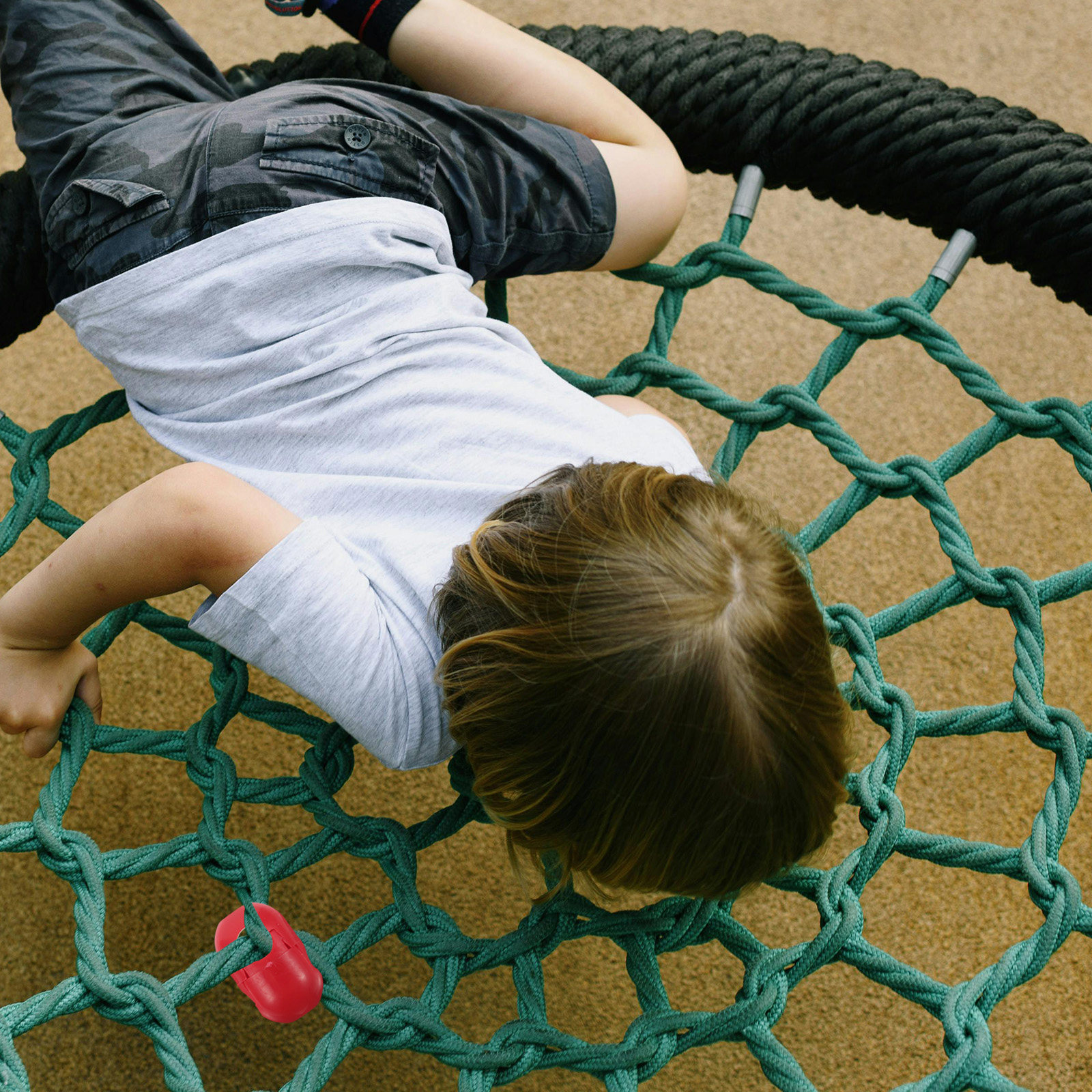 Kids Outdoor Treehouse - 10Pcs Climbing Cargo Net Buckles Reliable