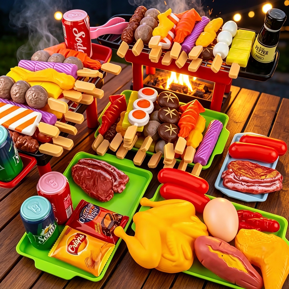 Kids Outdoor Bbq - BHQ Bbq Simulation For Kids Prank