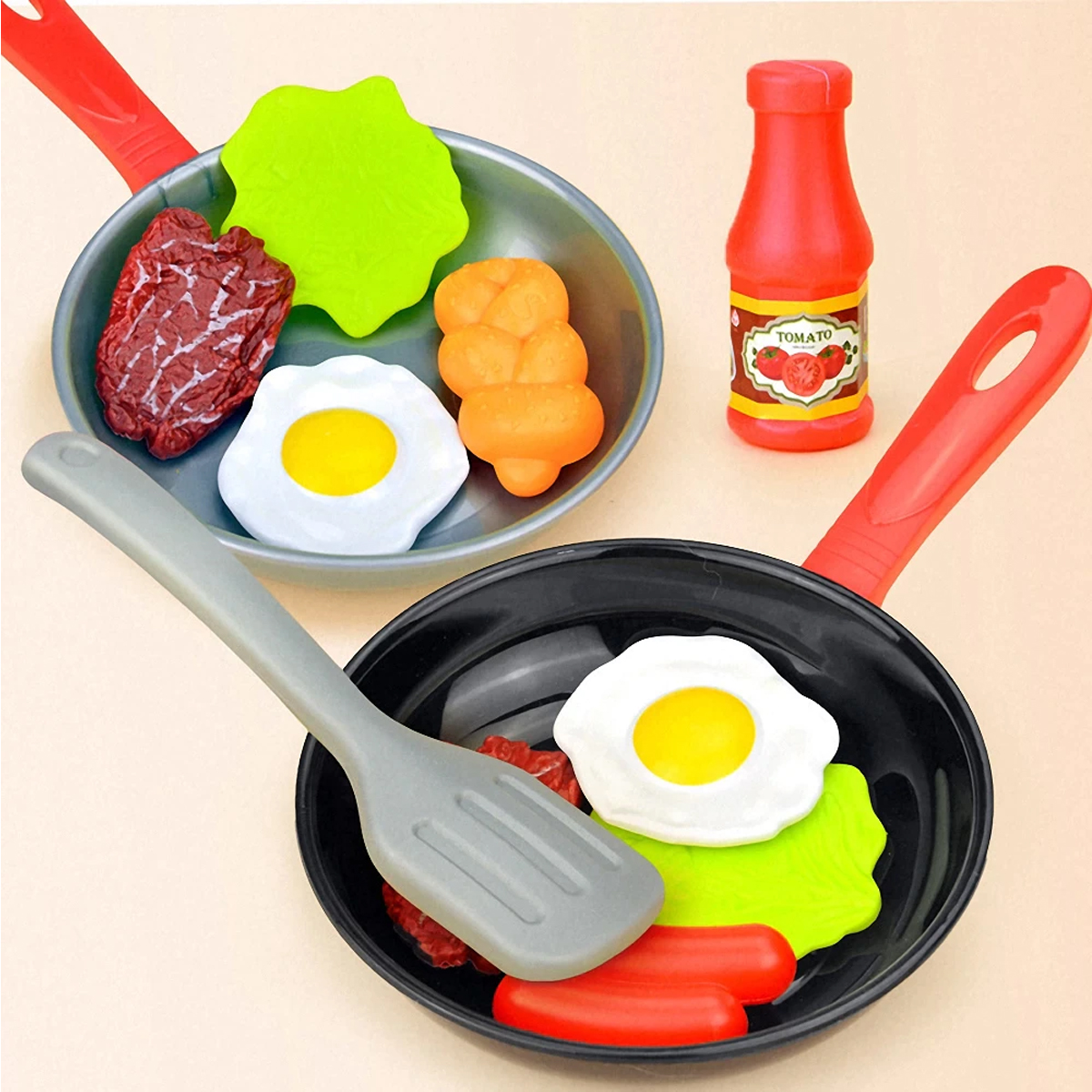 Kids Outdoor Bbq - 8PCS Kitchen Food Toys for Kids