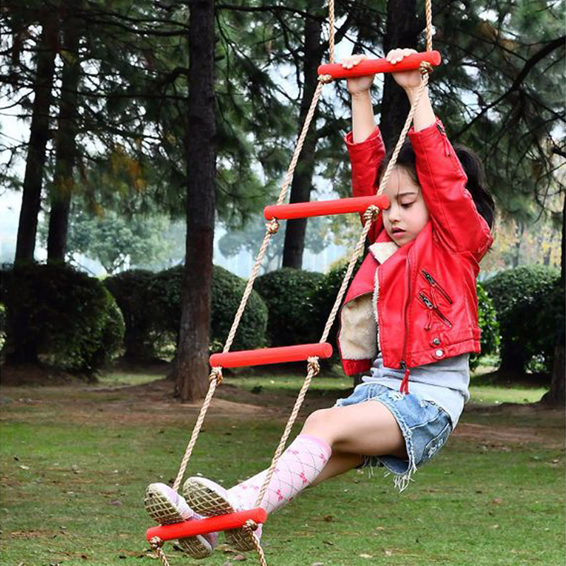 Kids Outdoor Climbing Structure - Tree Climbing Rope Ladder For Children