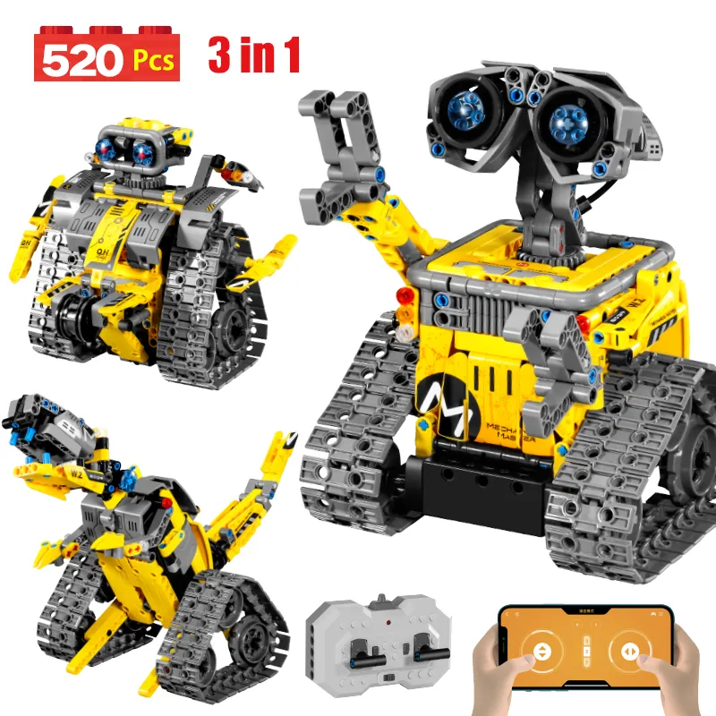 Kids Outdoor Digger - 520pcs 3 in 1 City Technical