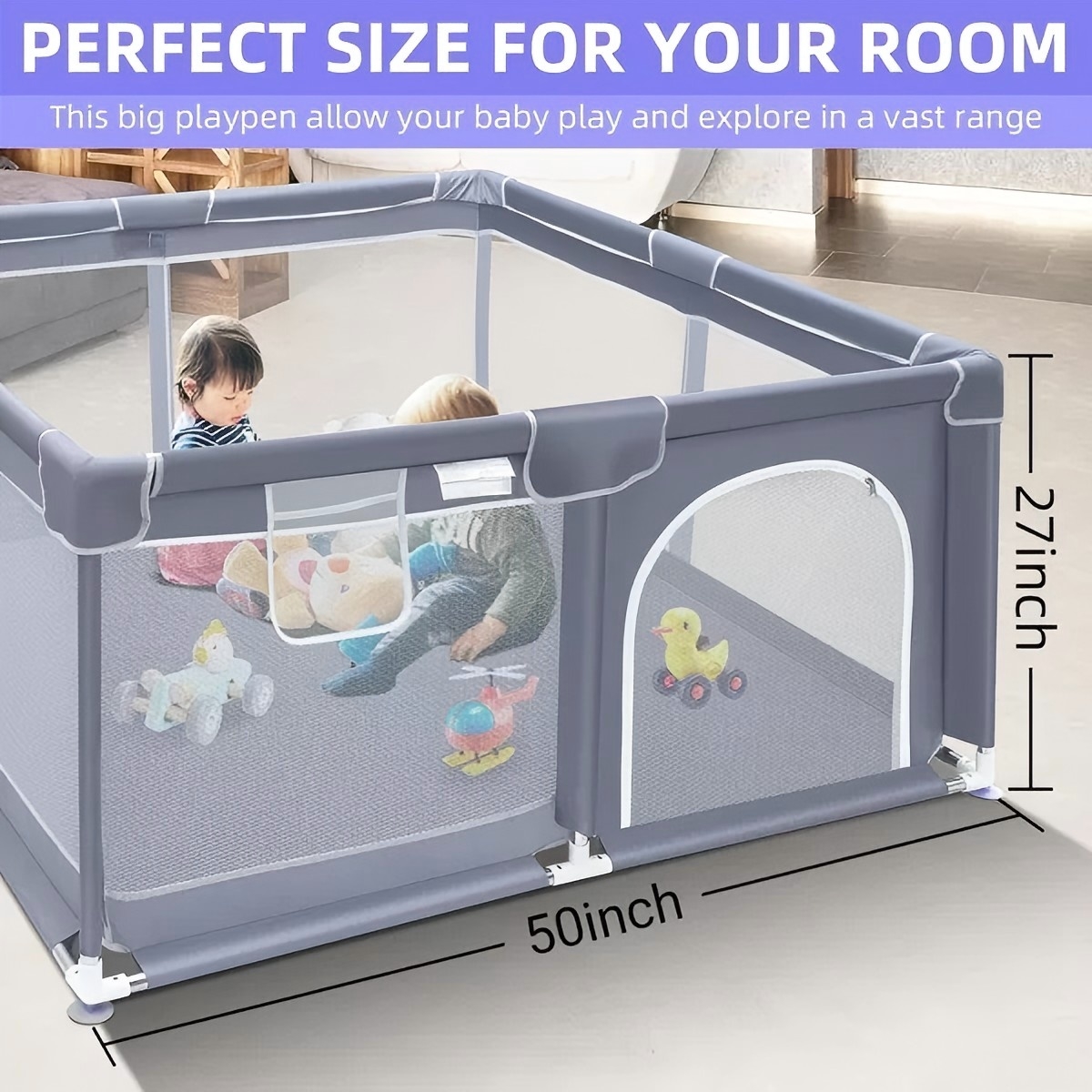 Baby Playpen, Extra Large Play - Kids Outdoor Fence avis et prix