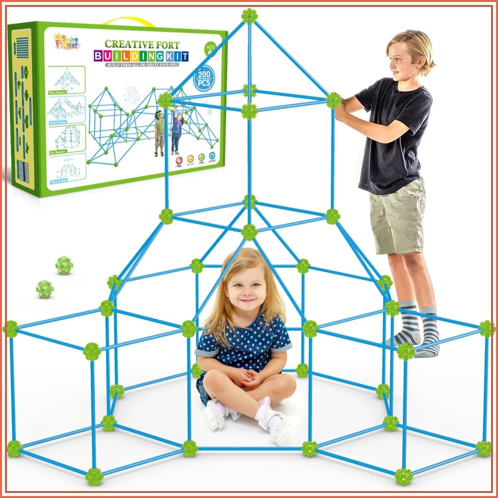 200 Pcs Fort Building Kit for  - Outdoor Kid avis et prix