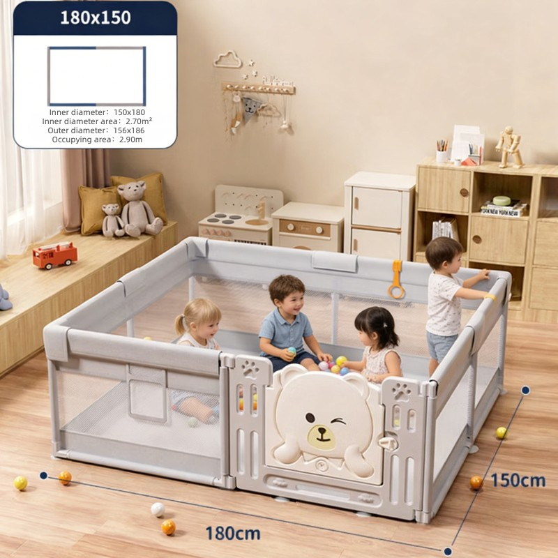 IMBABY 180x150cm Baby Playpen  - Kids Outdoor Fence avis et prix