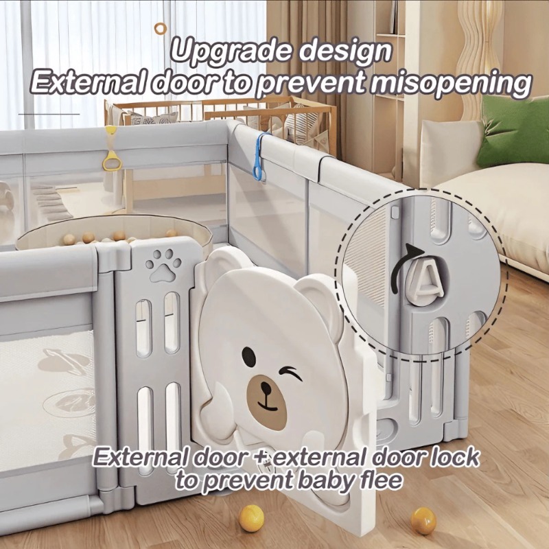 IMBABY 180x150cm Baby Playpen  - Kids Outdoor Fence avis et prix