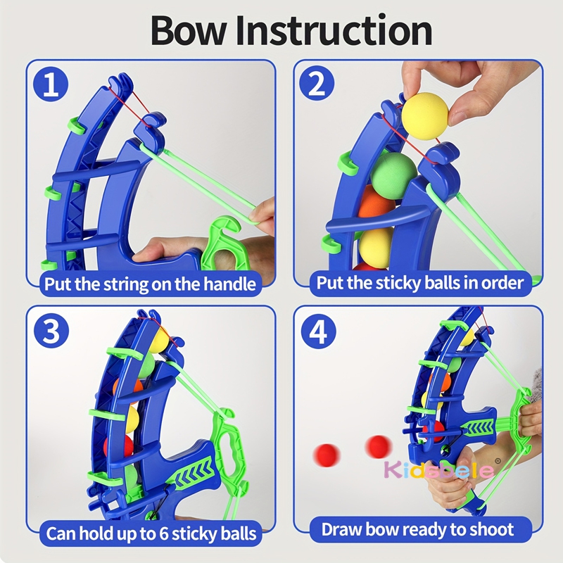 Foam Ball Shooting Toy Bow – S - Kids Outdoor Lounge Set avis et prix