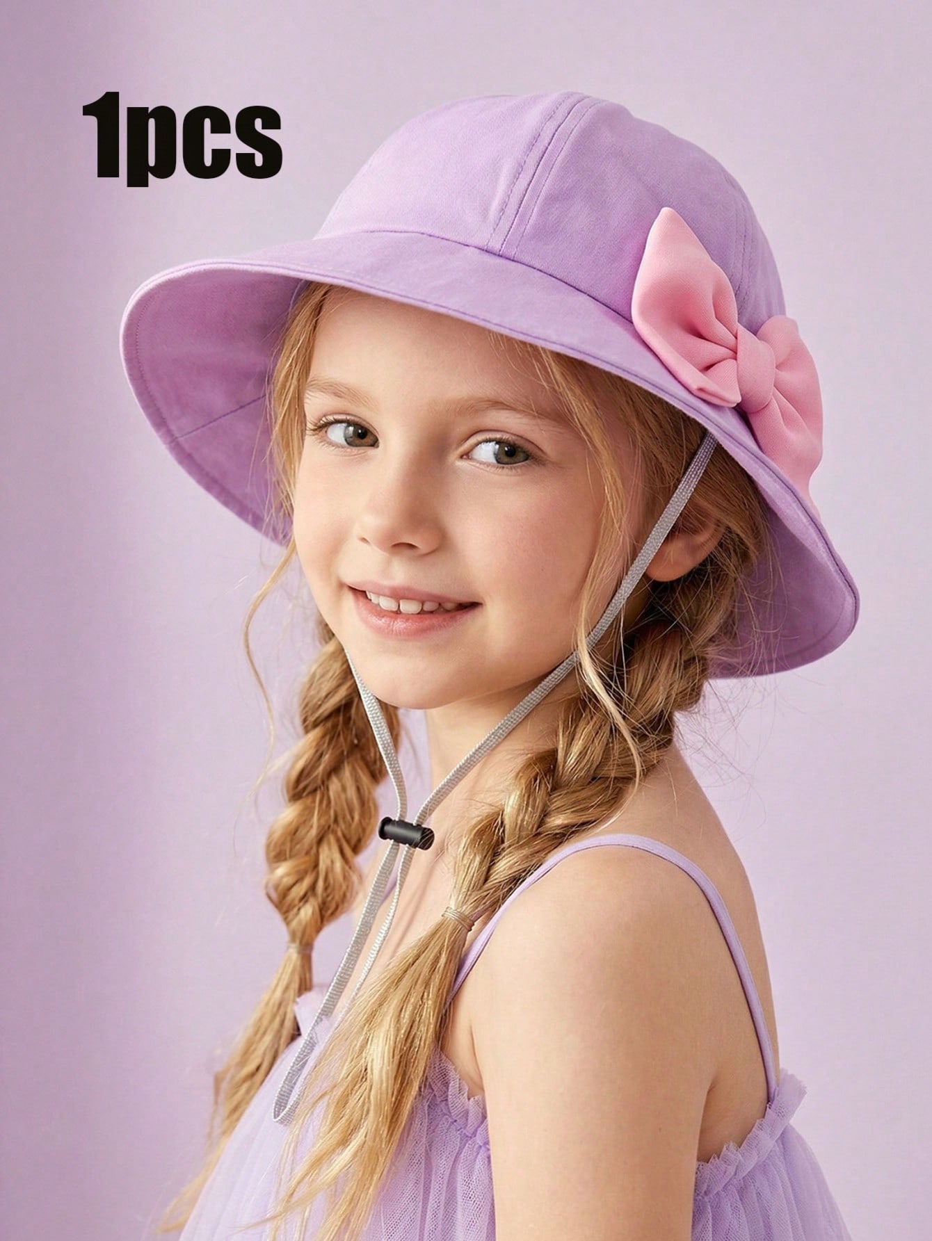 1Pcs Girl 3-8Y Trendy Pink Big - Kids Outdoor Hat avis et prix