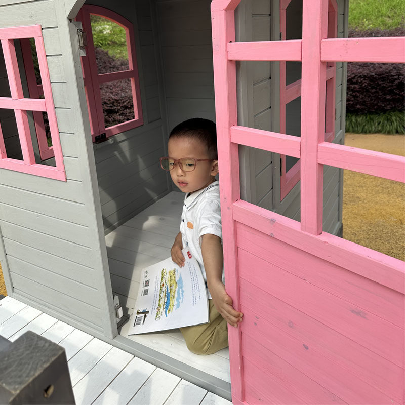Outdoor large slide kids woode - Kids Outdoor Treehouse avis et prix