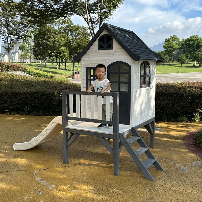 Outdoor large slide kids woode - Kids Outdoor Treehouse avis et prix