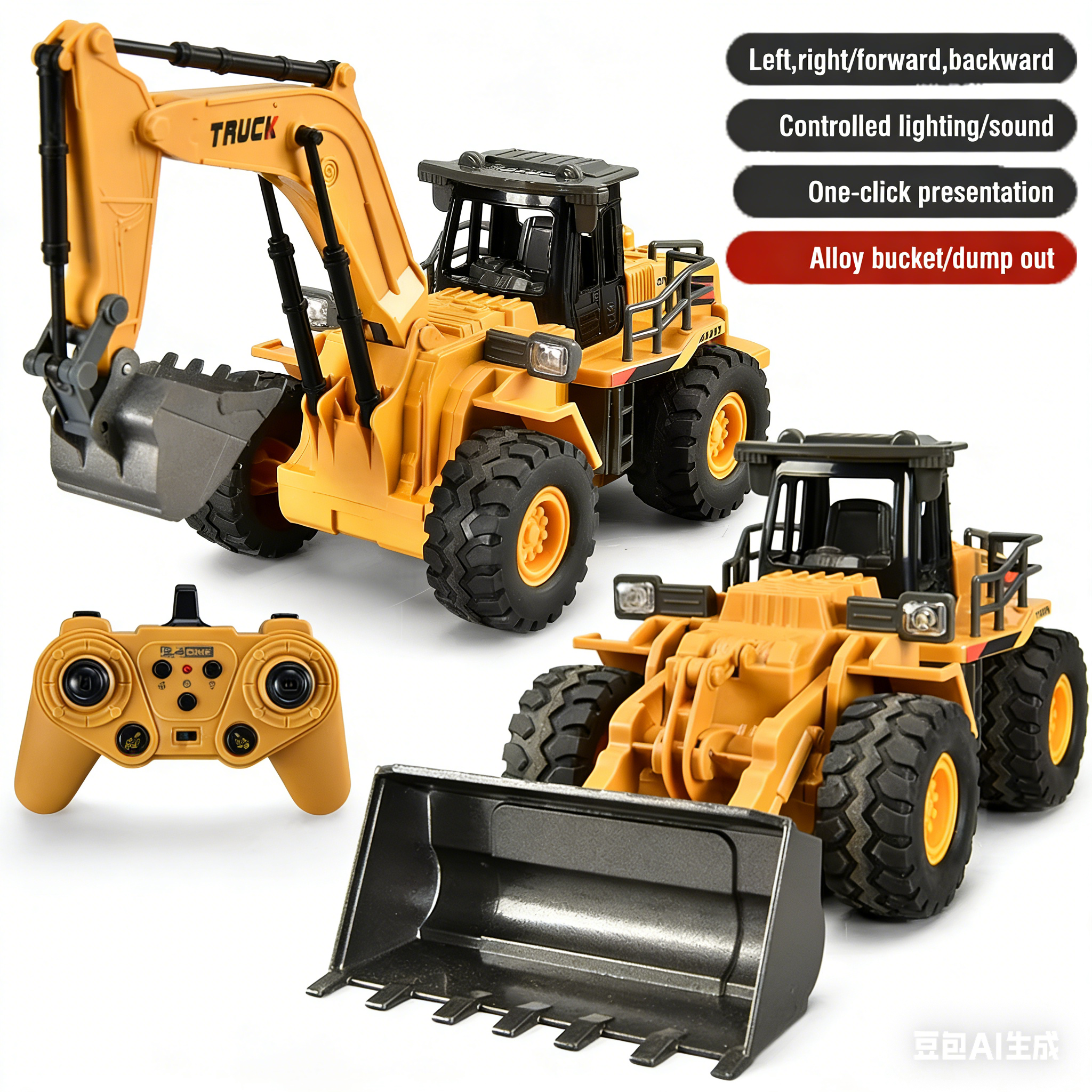 2.4G Alloy Remote Control Exca - Kids Outdoor Digger avis et prix