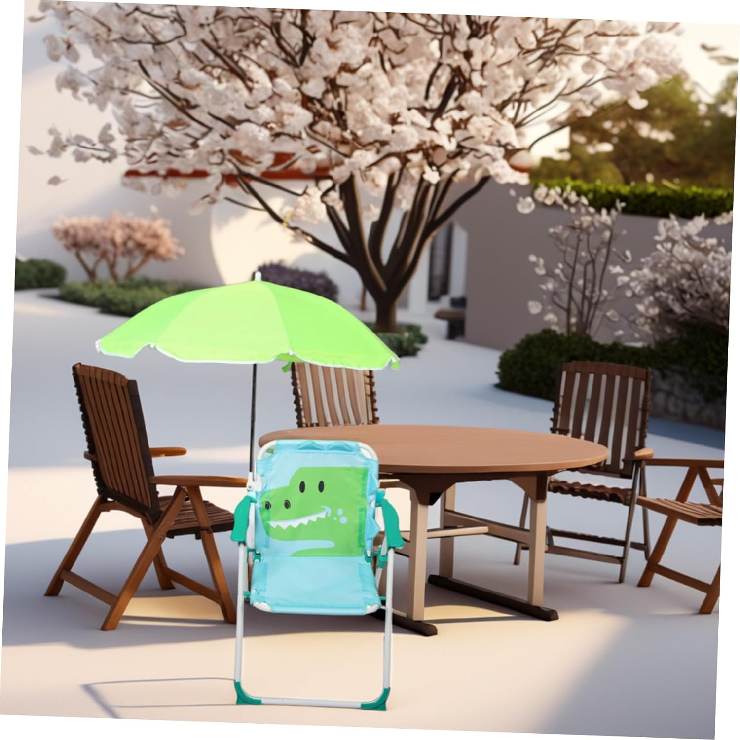 1 Set Folding Beach Chair with - Kids Outdoor Lounge Furniture avis et prix