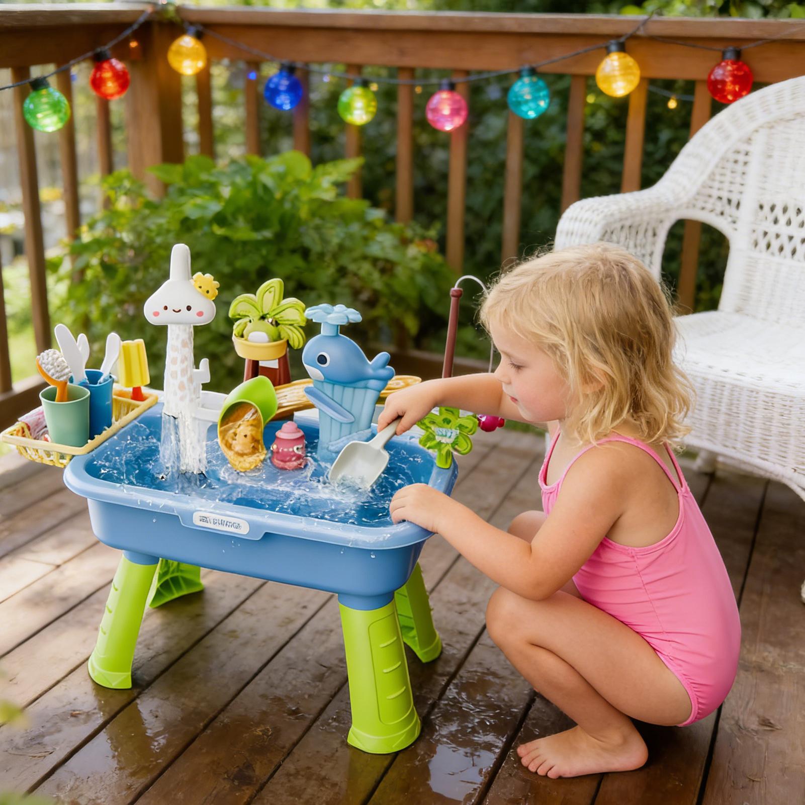 Children's Kitchen Toys Electr - Kids Outdoor Water Table avis et prix