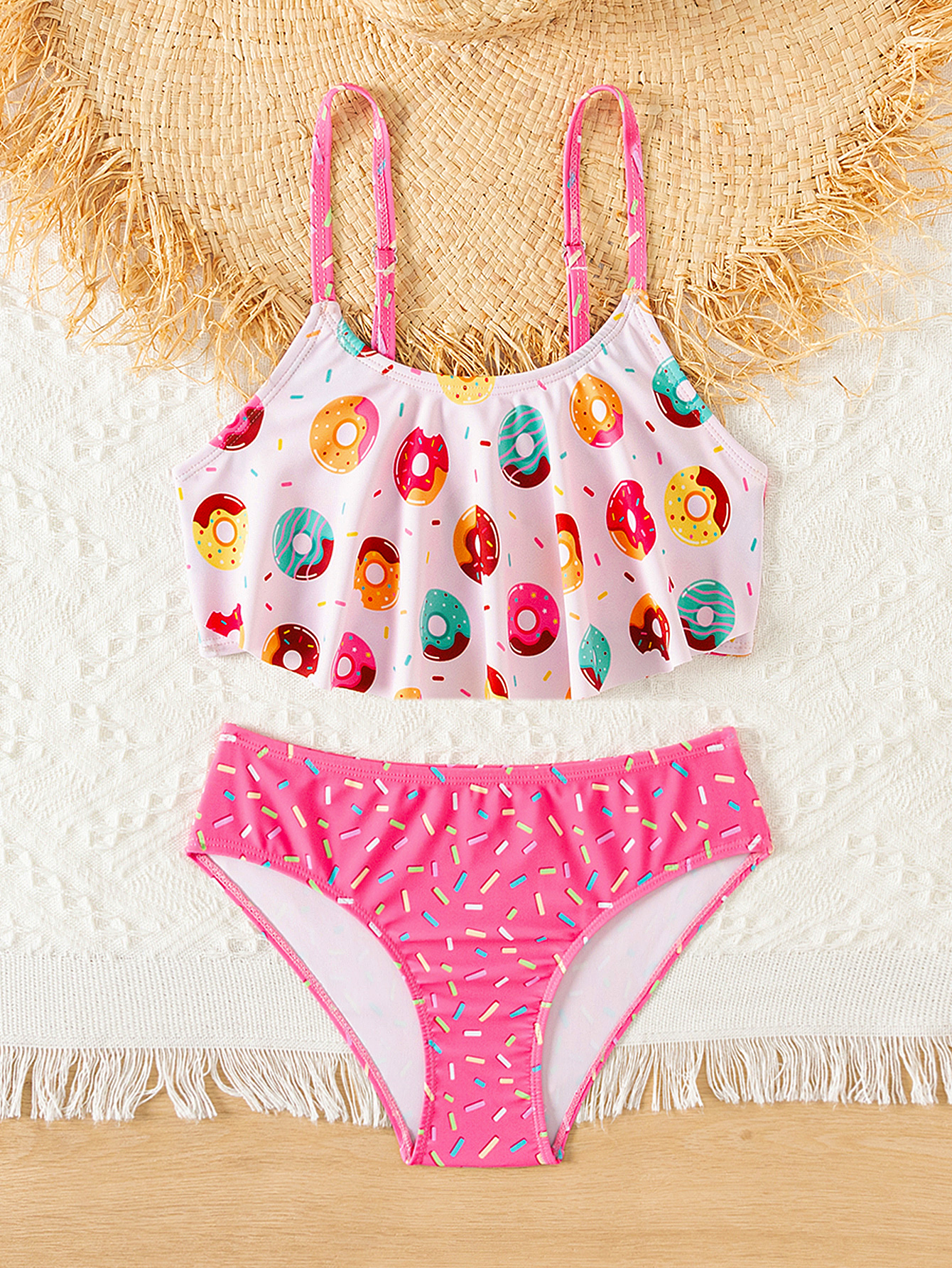 Donut Print Ruffle Girls 2 Pie - Outdoor Kid avis et prix