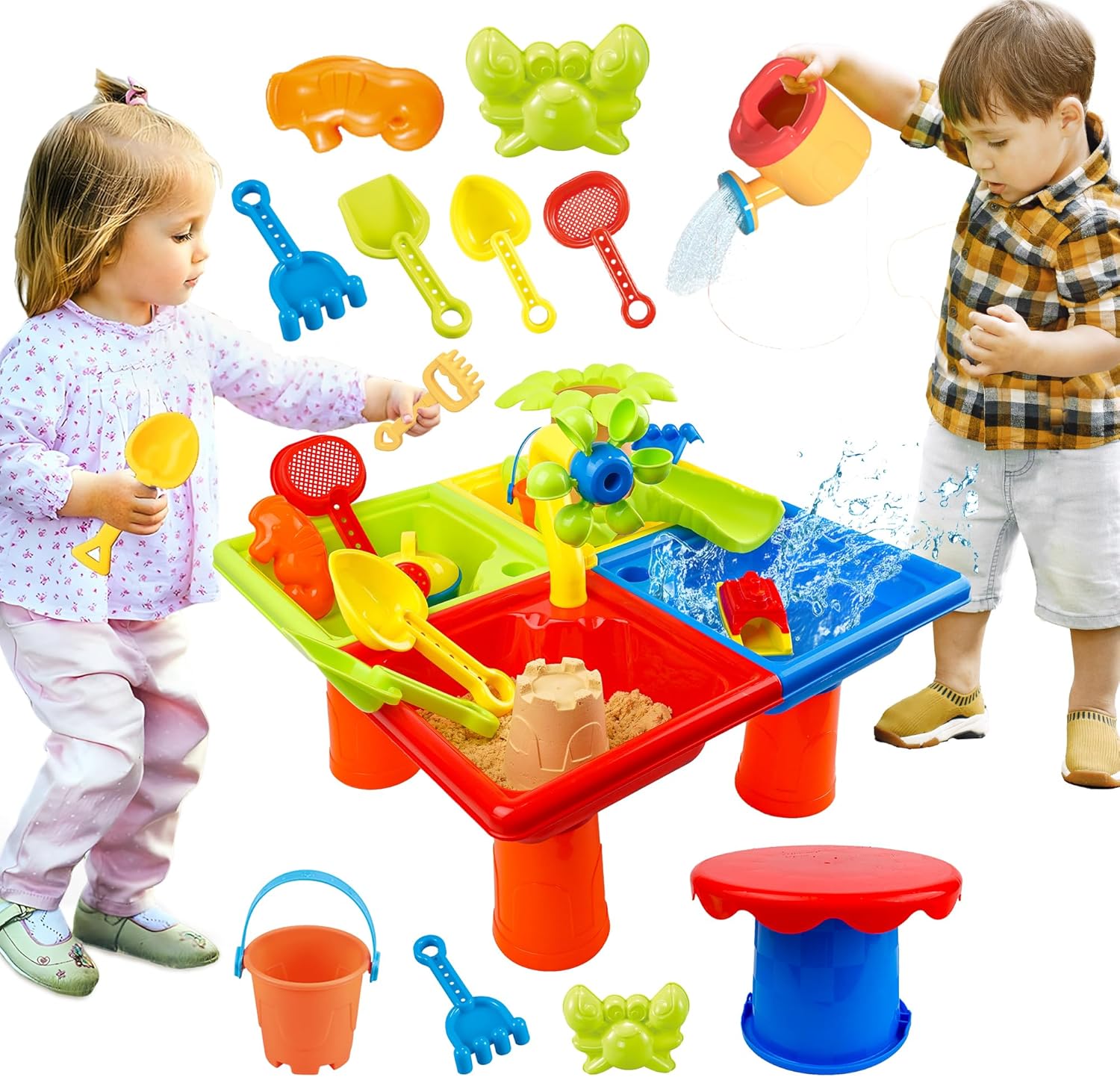 25 Pcs Summer Water Table for  - Kids Outdoor Water Table avis et prix