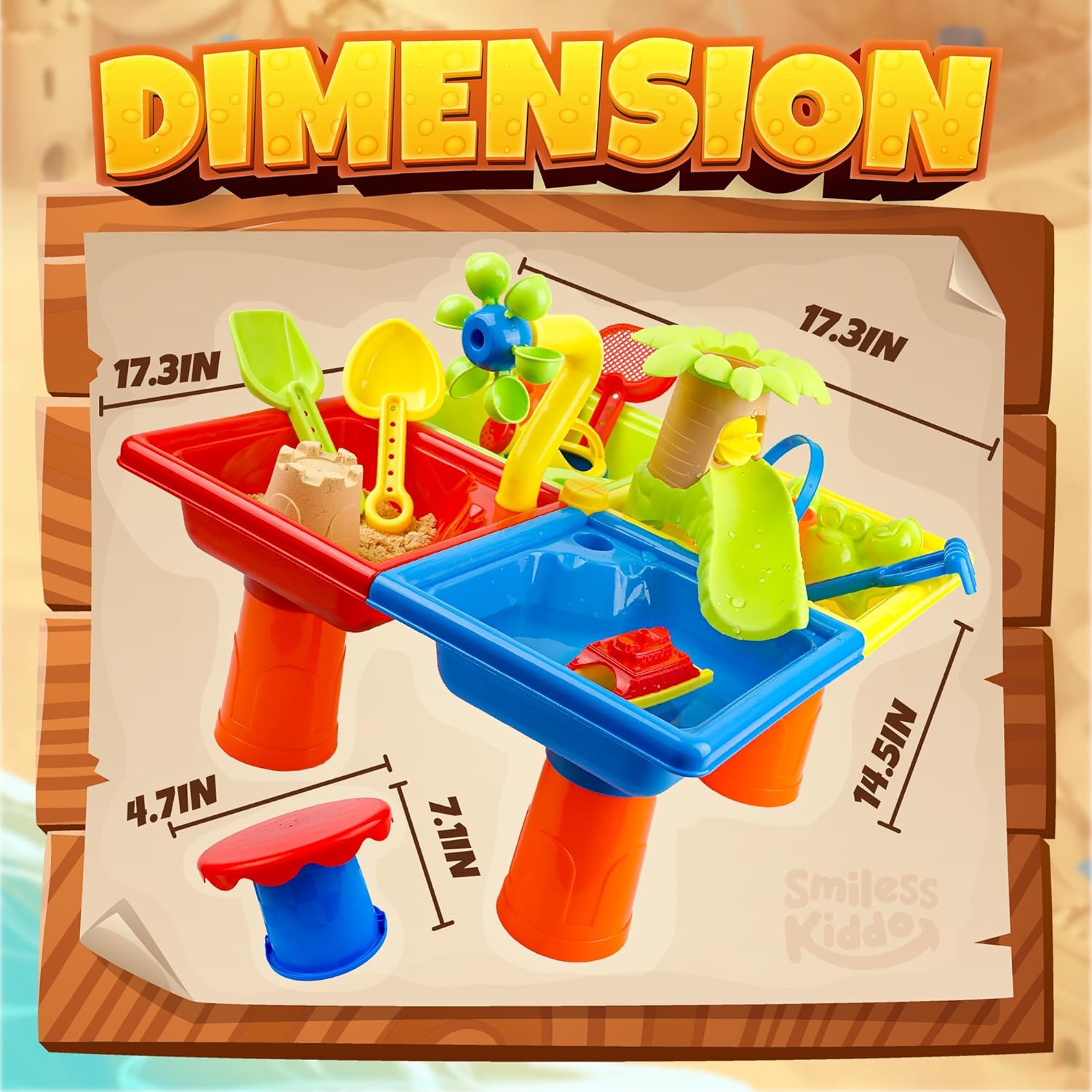 25 Pcs Summer Water Table for  - Kids Outdoor Water Table avis et prix