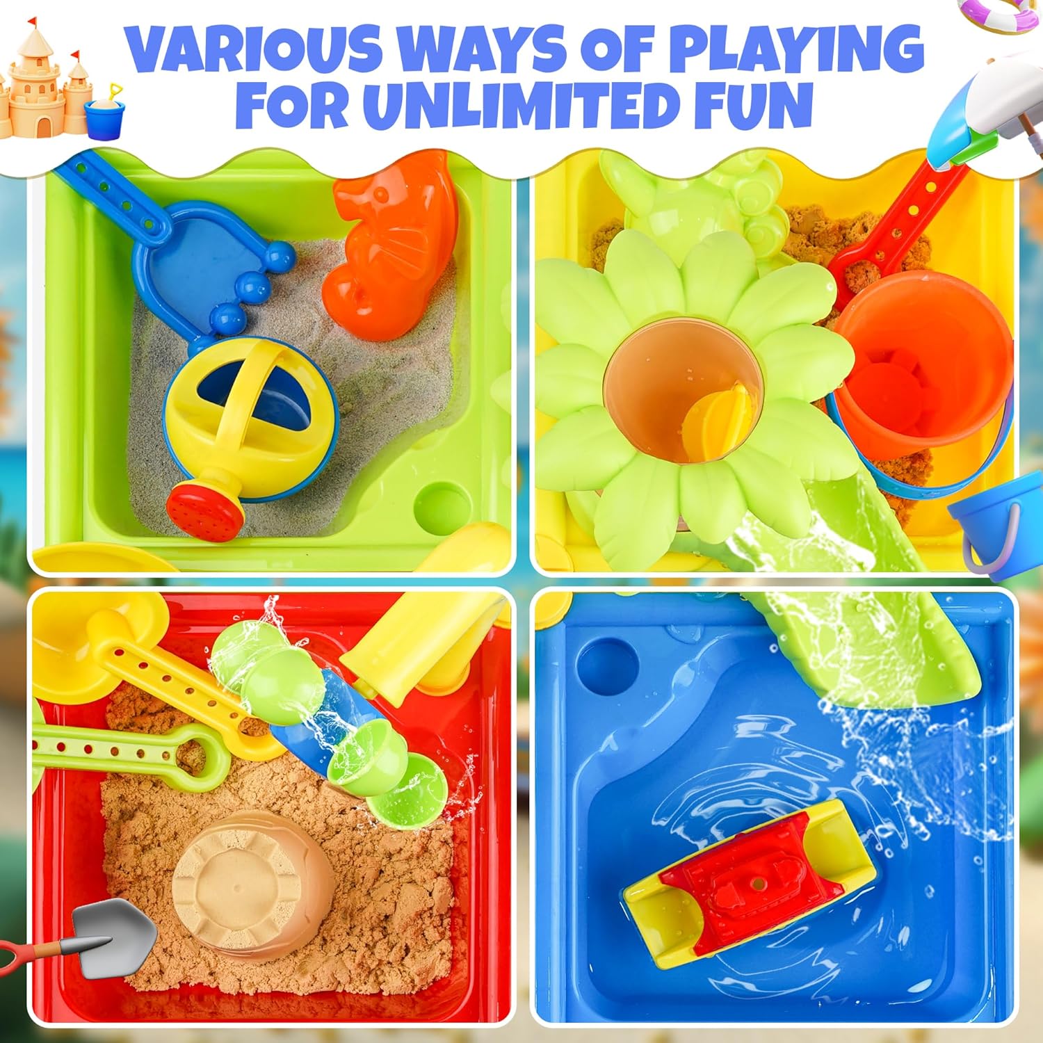 25 Pcs Summer Water Table for  - Kids Outdoor Water Table avis et prix
