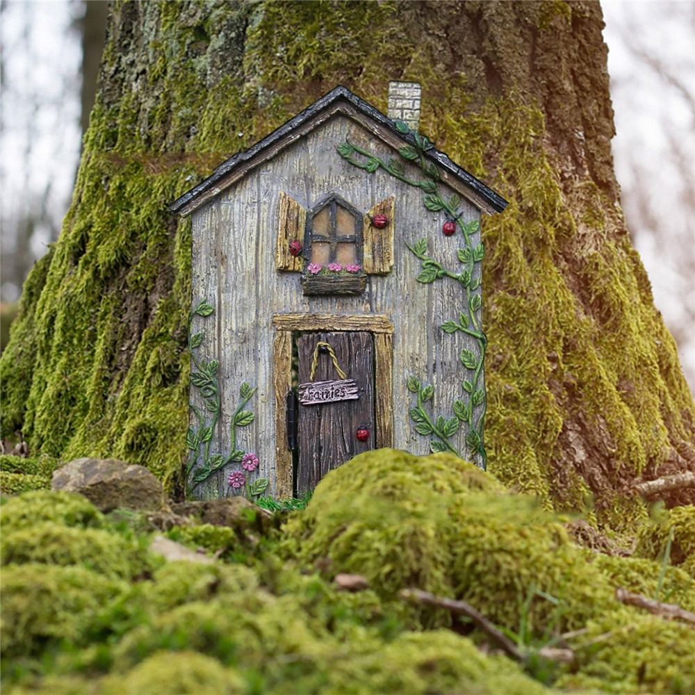 Engraved Design Wooden Miniatu - Kids Outdoor Fairy Garden avis et prix