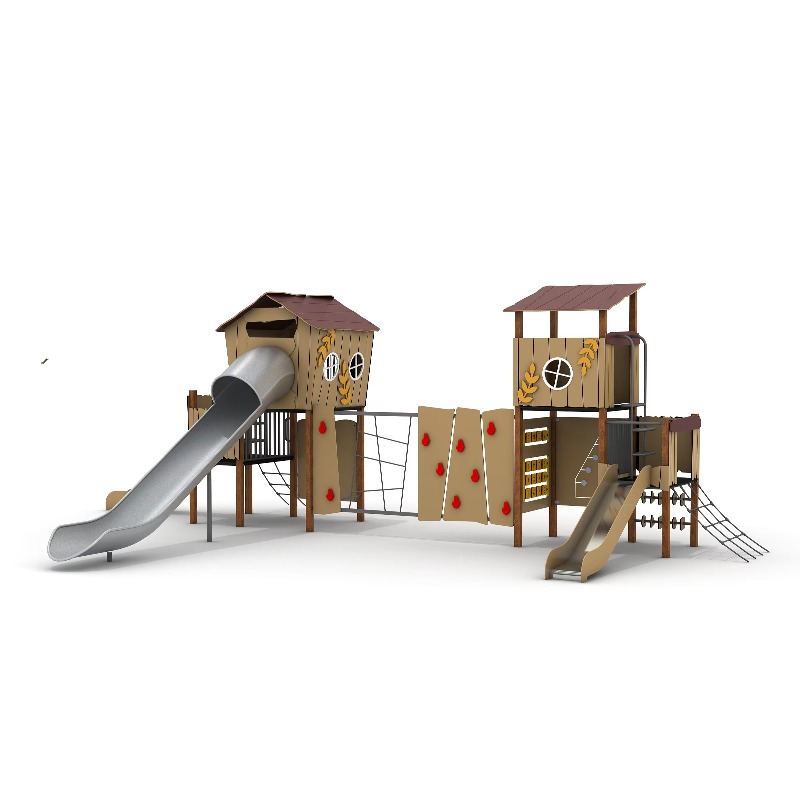 Wooden Outdoor Playground Set  - Kids Outdoor Climbing Structure avis et prix