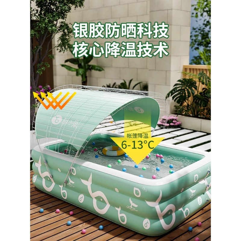 Inflatable Swimming Pool Famil - Kids Outdoor Furniture avis et prix