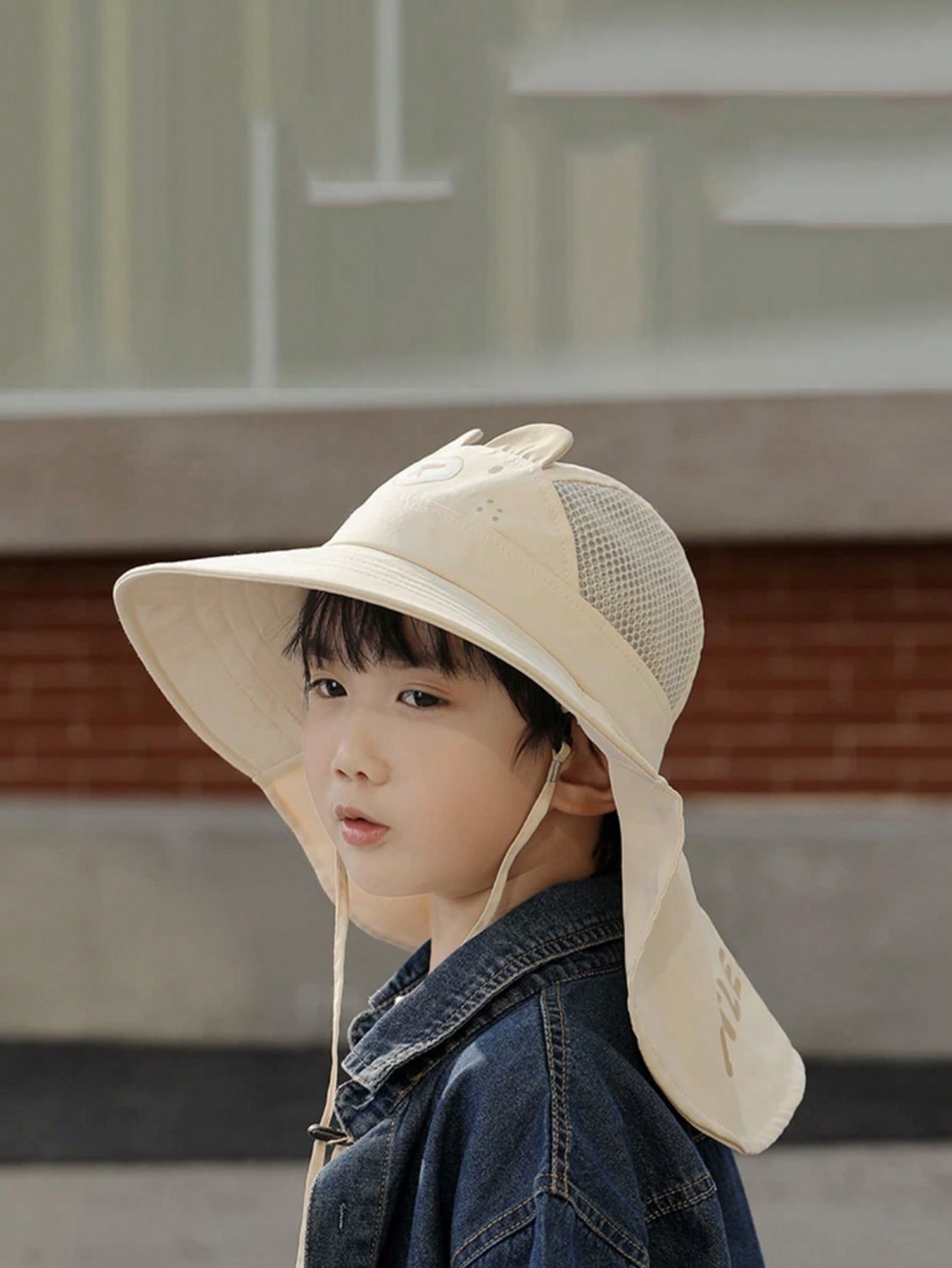 1pcs Kids Cartoon Bear Bucket  - Kids Outdoor Hat avis et prix