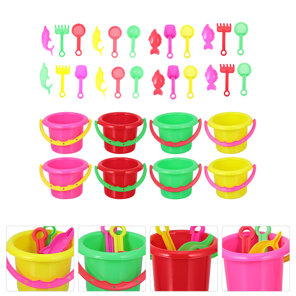 8 Sets Kids Sand Bucket Beach  - Kids Outdoor Activity Toys avis et prix