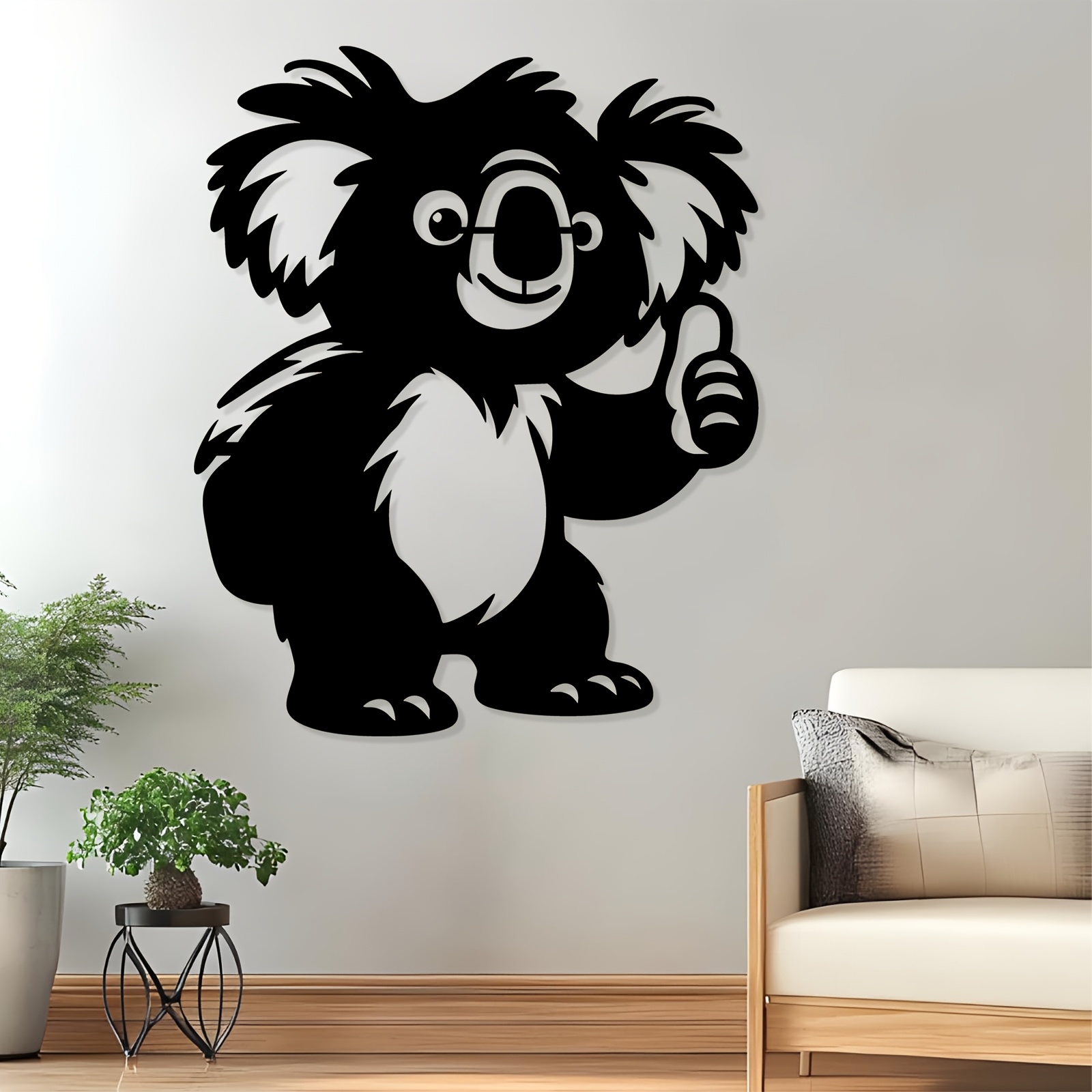 1PC Cute Koala Aluminum Metal  - Kids Outdoor Fence avis et prix
