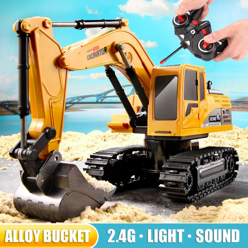 RC Excavator 2.4Ghz 6 Channel  - Kids Outdoor Digger avis et prix
