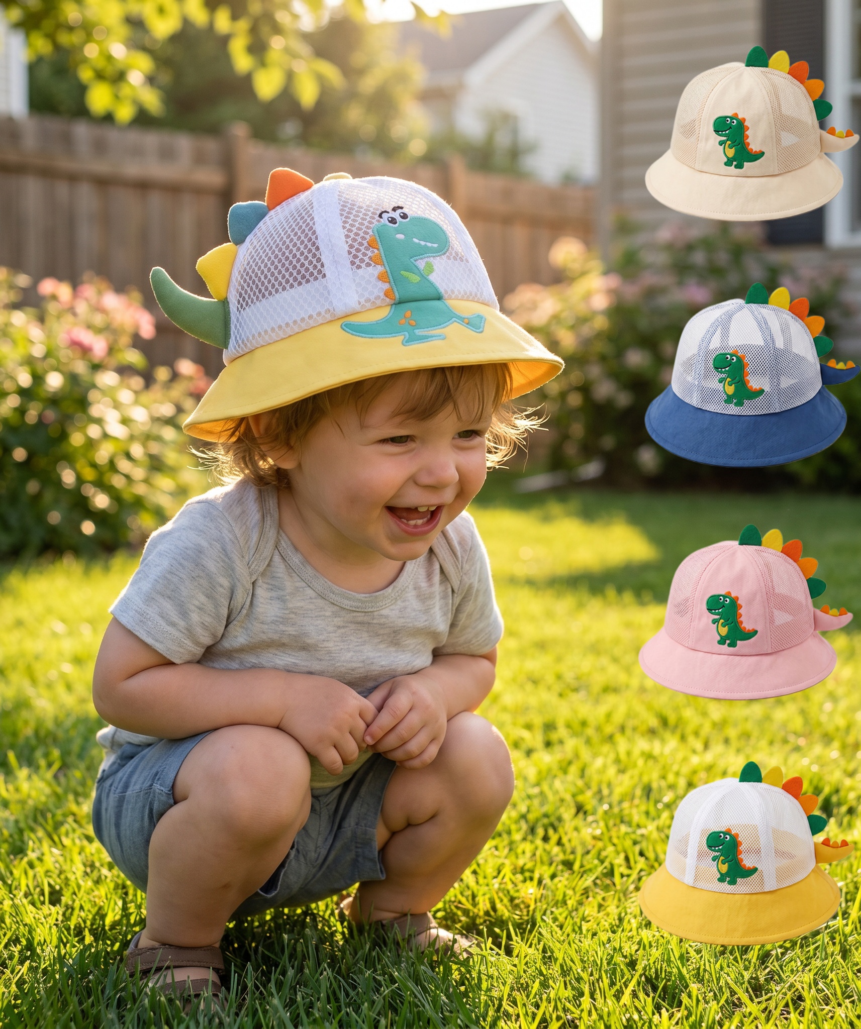 Kids Mesh Hat Boys Sun Protect - Kids Outdoor Lounge Set avis et prix