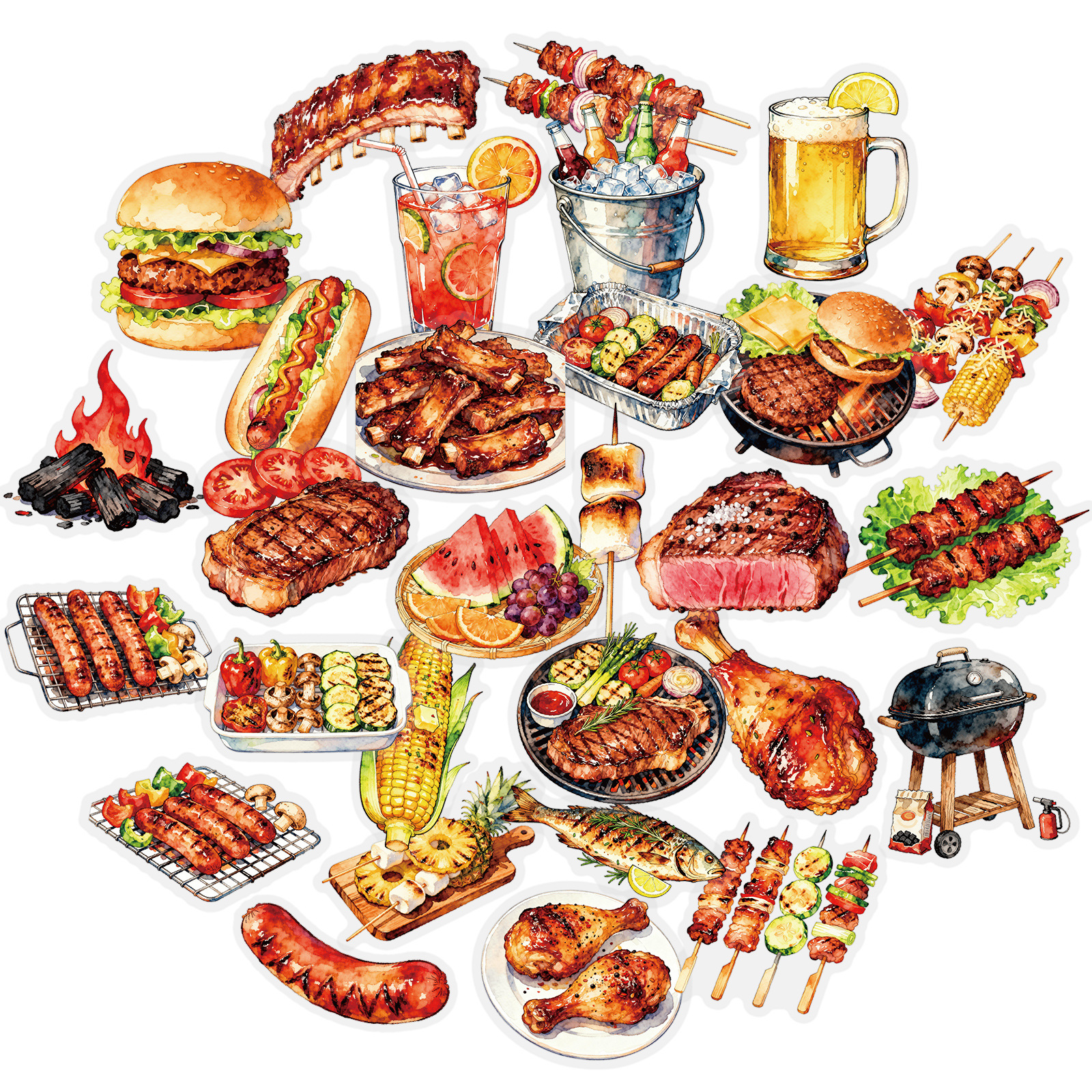 56PCS Barbecue of Meat Transpa - Kids Outdoor Bbq avis et prix