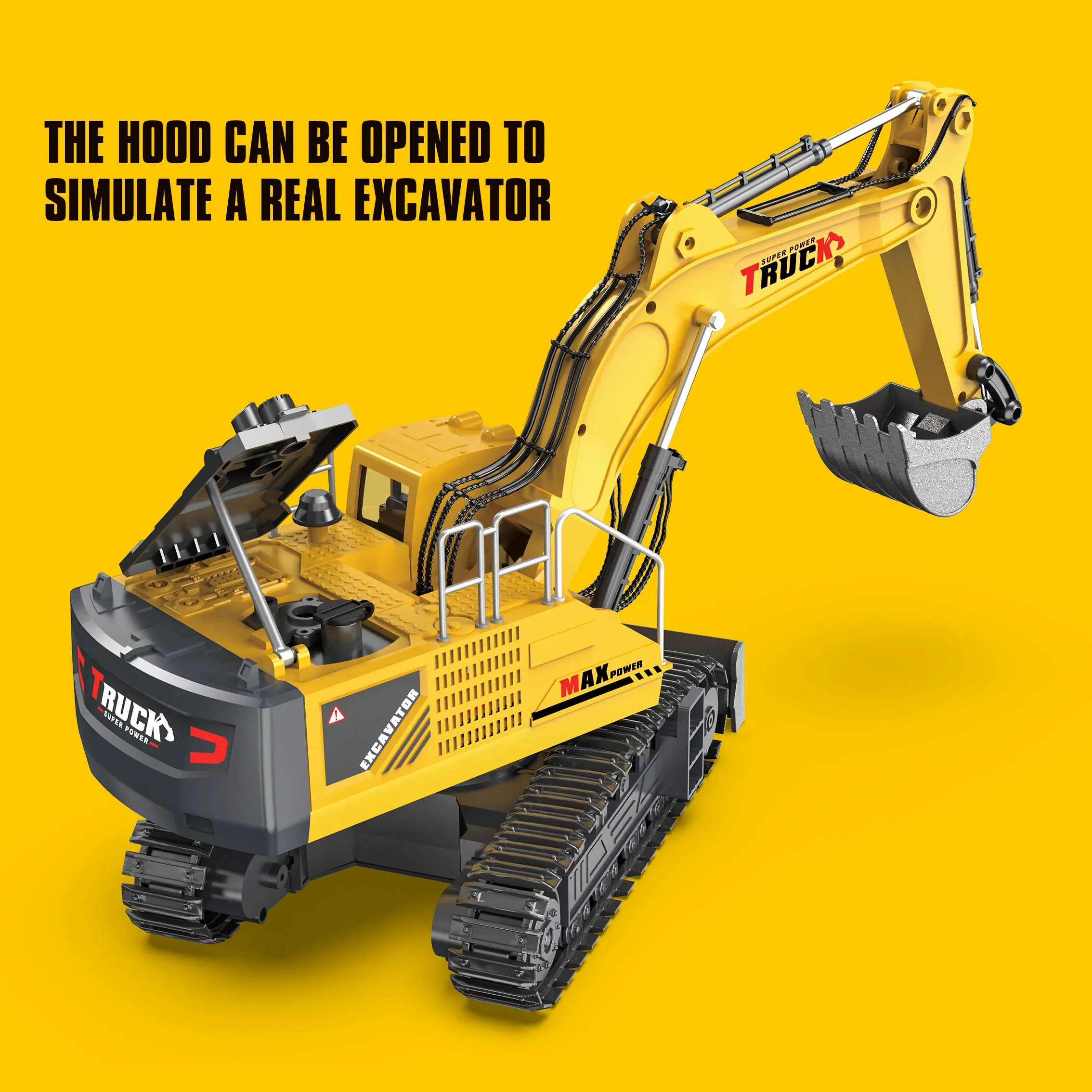 Rc Excavator Cars Trucks Alloy - Kids Outdoor Digger avis et prix