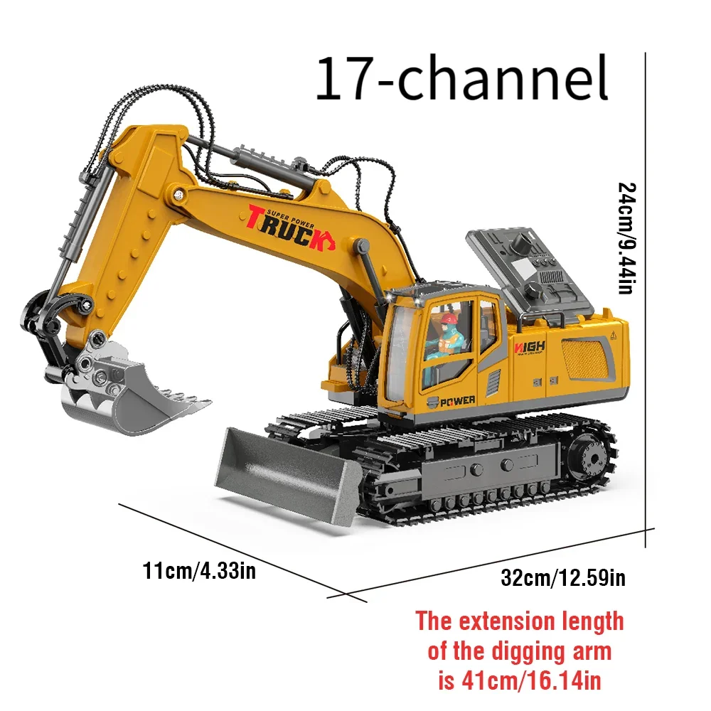 Rc Excavator Cars Trucks Alloy - Kids Outdoor Digger avis et prix