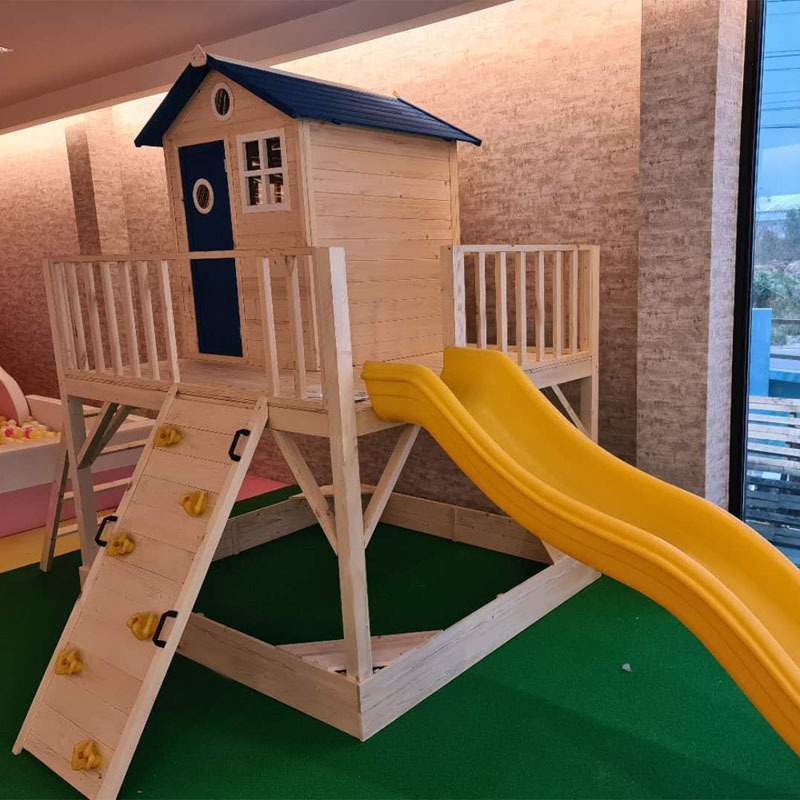 Kids log , large play house, t - Kids Outdoor Treehouse avis et prix