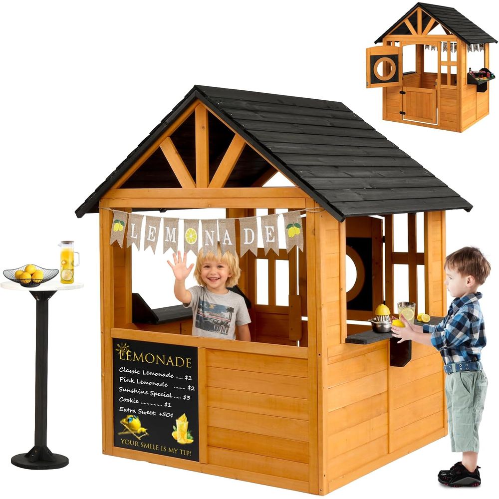 MOR Kids Wooden Lemonade Stand - Kids Outdoor Bbq avis et prix