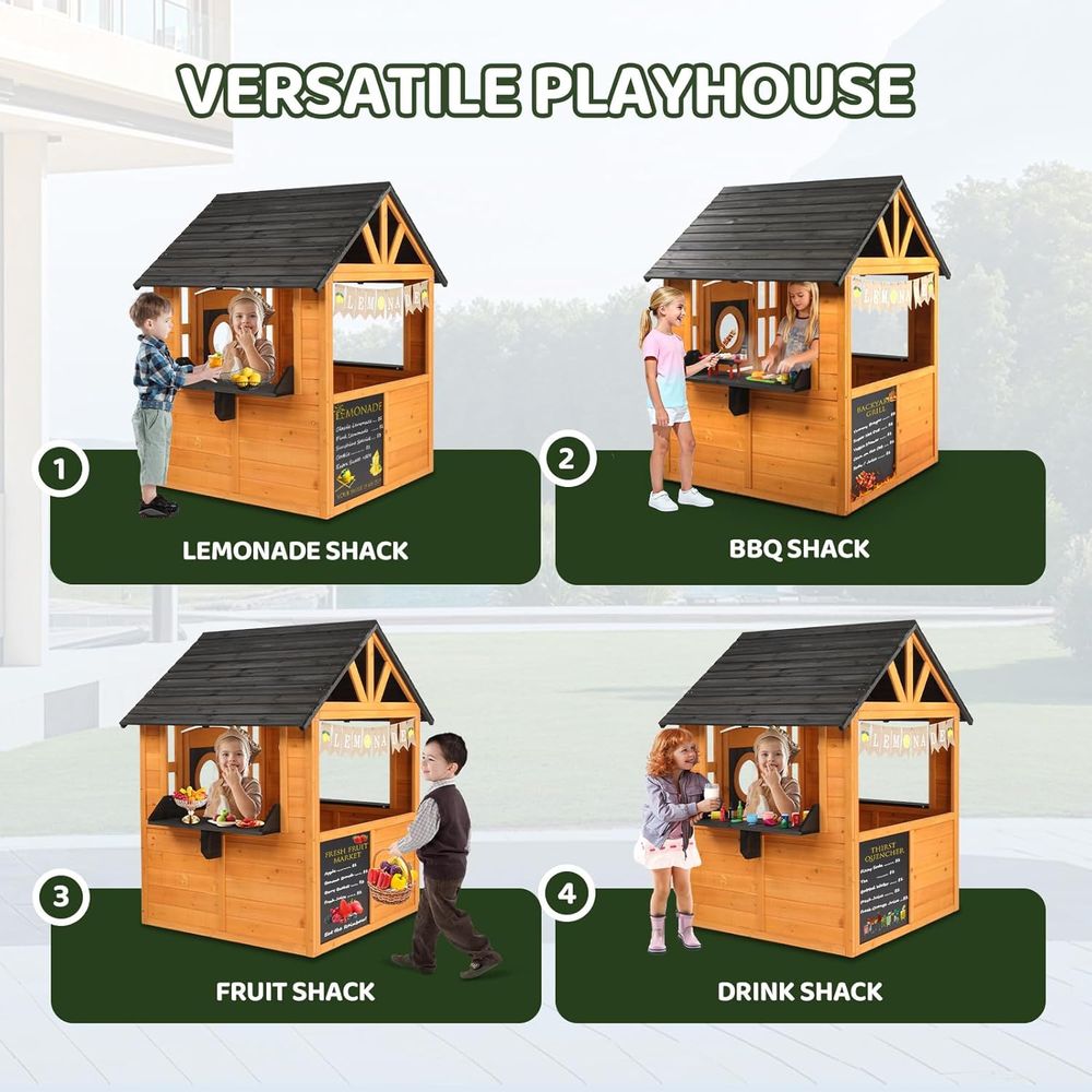 MOR Kids Wooden Lemonade Stand - Kids Outdoor Bbq avis et prix