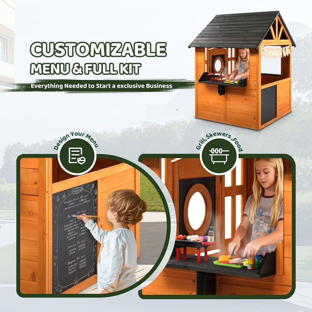 MOR Kids Wooden Lemonade Stand - Kids Outdoor Bbq avis et prix