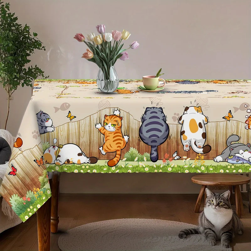 VIKAMA Beige Cartoon Cat Table - Kids Outdoor Play Table avis et prix