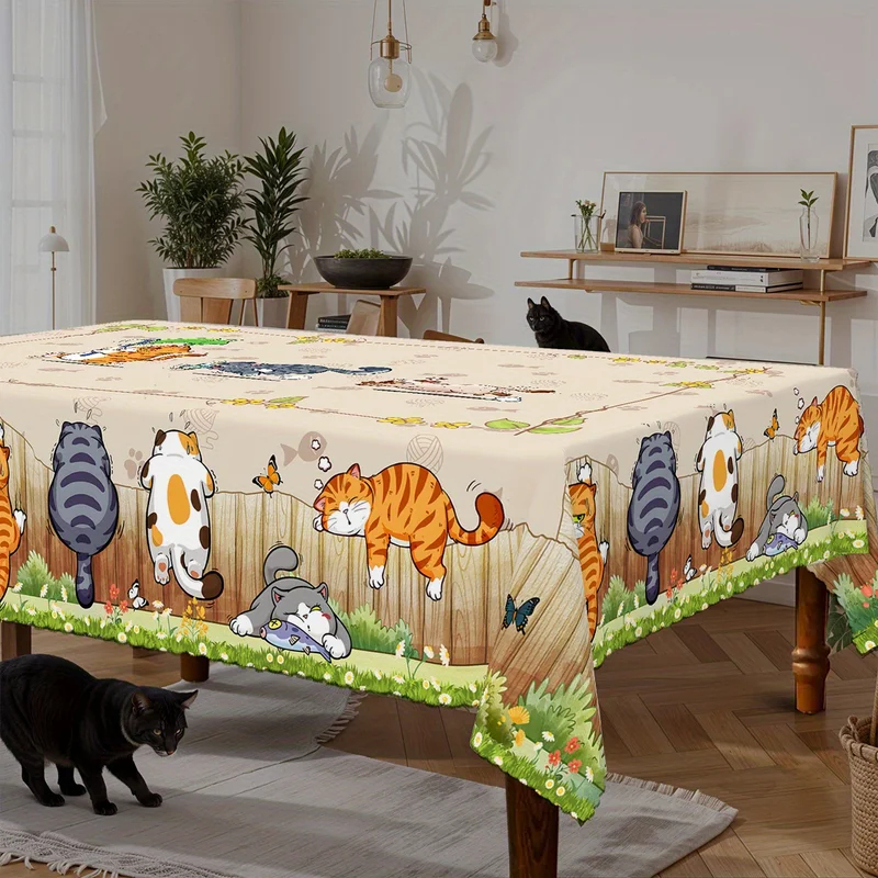 VIKAMA Beige Cartoon Cat Table - Kids Outdoor Play Table avis et prix