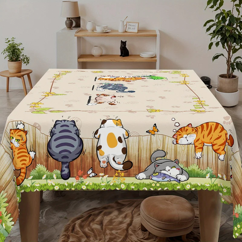 VIKAMA Beige Cartoon Cat Table - Kids Outdoor Play Table avis et prix