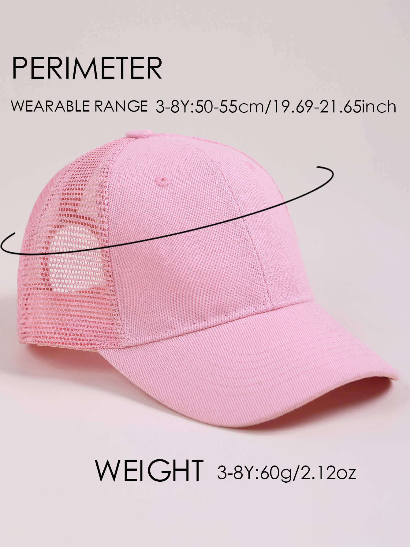 1 pc solid color mesh baseball - Kids Outdoor Hat avis et prix