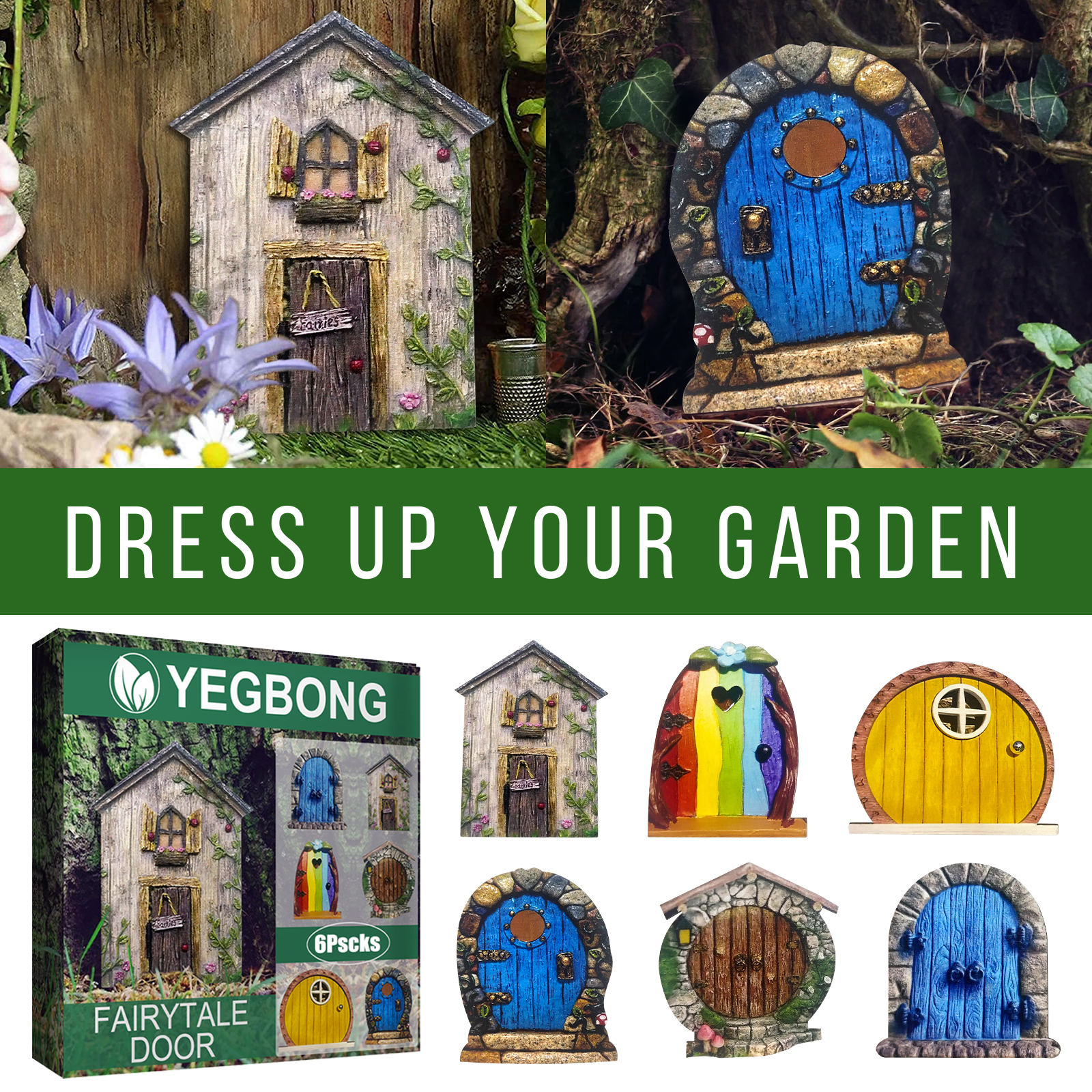 Miniature Fairy Doors for Tree - Kids Outdoor Fairy Garden avis et prix
