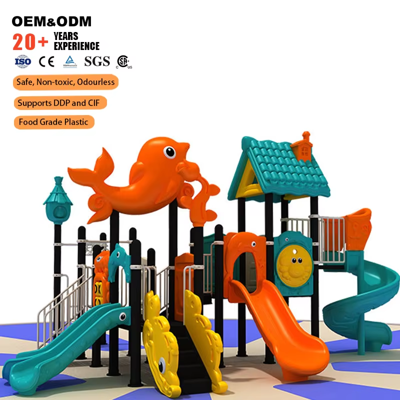 Factory Direct Custom Ocean Th - Kids Outdoor Slide Set avis et prix