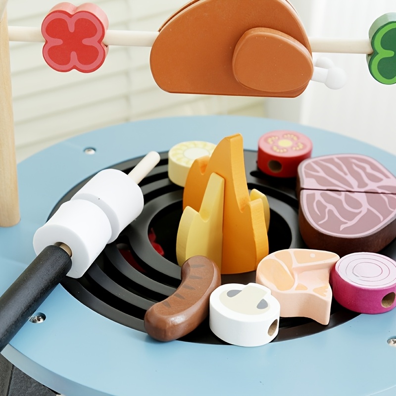 Wooden Barbecue Playset For Ki - Kids Outdoor Bbq avis et prix