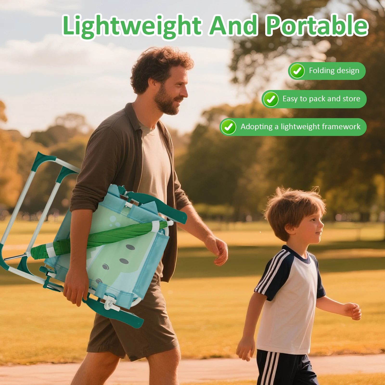 Kids Folding Beach Chair With  - Kids Outdoor Lounge Furniture avis et prix
