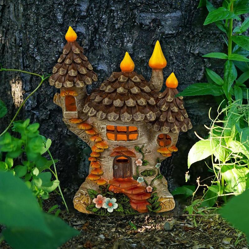 Fairy Garden House Wooden Tree - Kids Outdoor Fairy Garden avis et prix