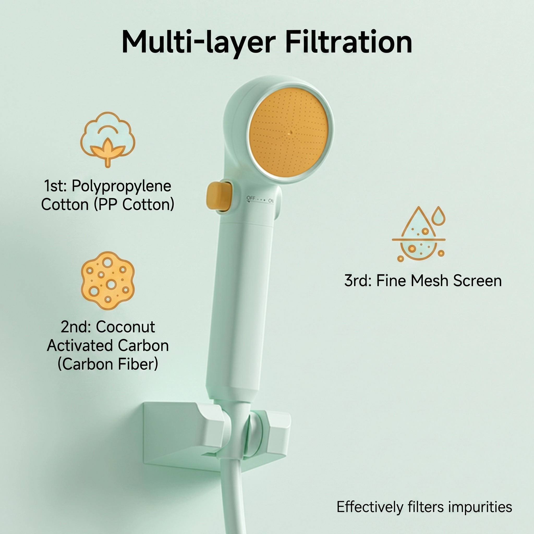 Filter Portable Shower Head Fo - Outdoor Kid avis et prix