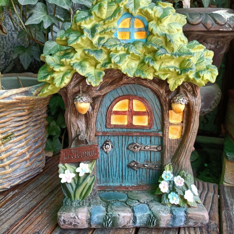 Wooden Miniature Fairy Gnome E - Kids Outdoor Fairy Garden avis et prix