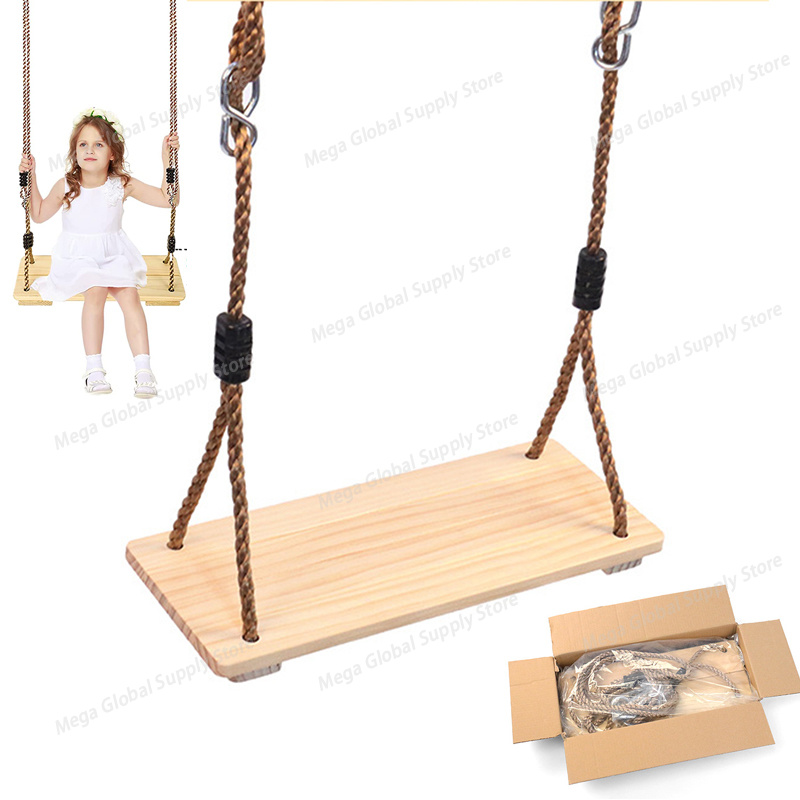 Wood Swing for Kid Outdoor Han - Kids Outdoor Swing avis et prix