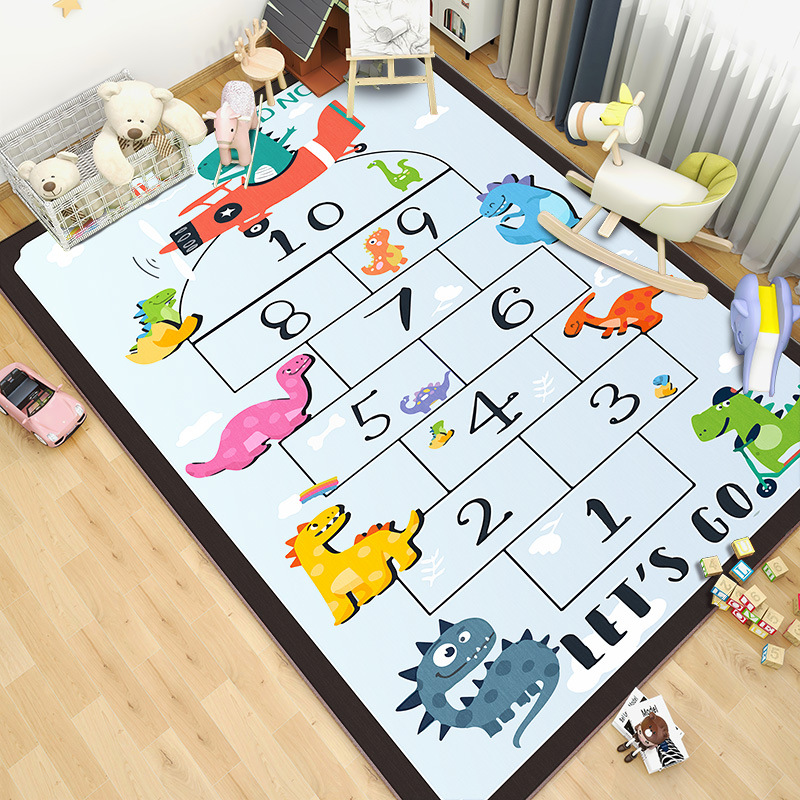 Pink Cartoon Living Room Carpe - Kids Outdoor Play Table avis et prix