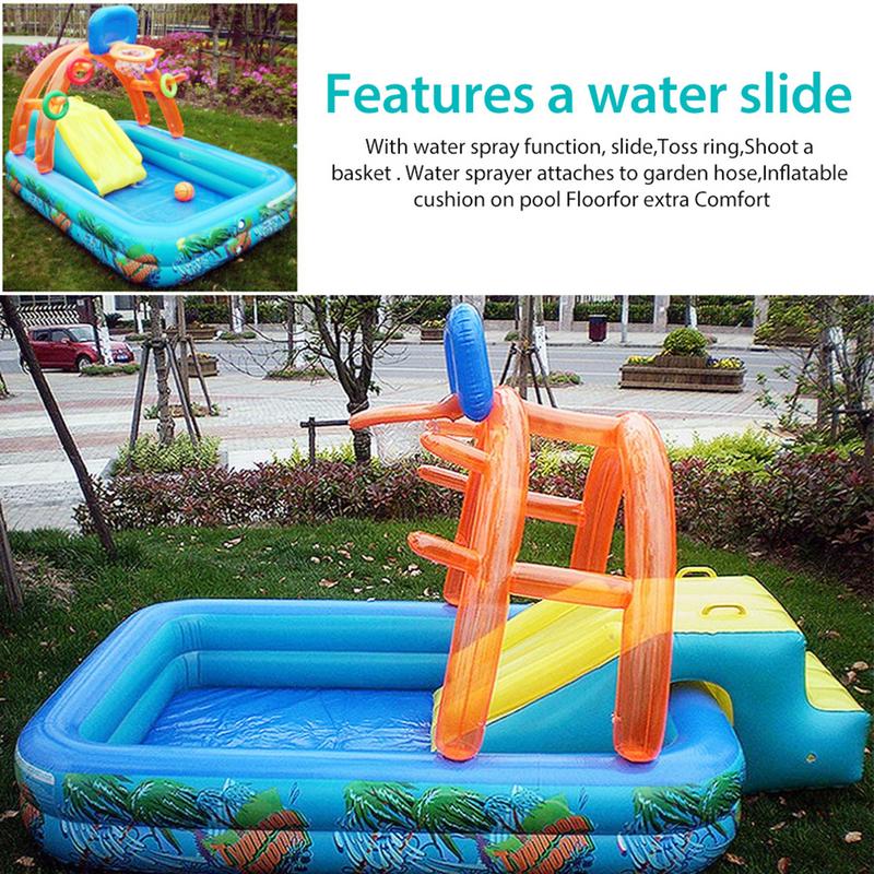 New Water Slide Children Fun L - Kids Outdoor Slide Set avis et prix